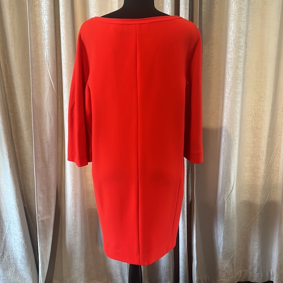 Charles Nolan red wool dress size 8 - Picture 3 of 9